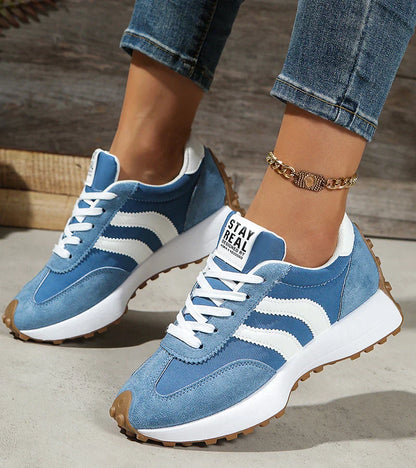 Women's Platform Walking Sneakers | Ergonomic Arch Support Comfort