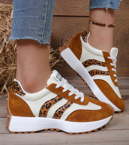 Women's Platform Walking Sneakers | Ergonomic Arch Support Comfort