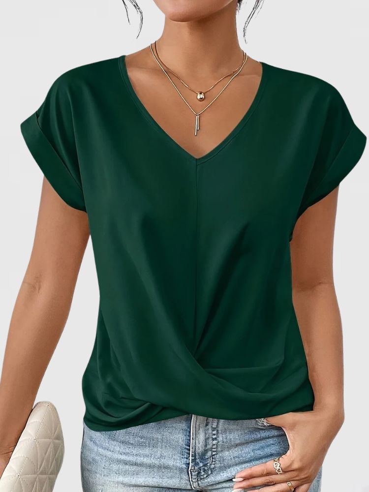 Women's Loose Fit V-Neck T-Shirt | Relaxed Summer Tee