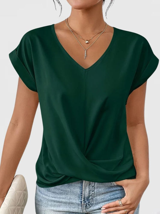 Women's Loose Fit V-Neck T-Shirt | Relaxed Summer Tee