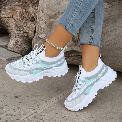 Women's Mesh Platform Sneakers