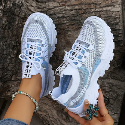 Women's Mesh Platform Sneakers