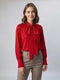 Women's Elegant Blouse with Neck Tie