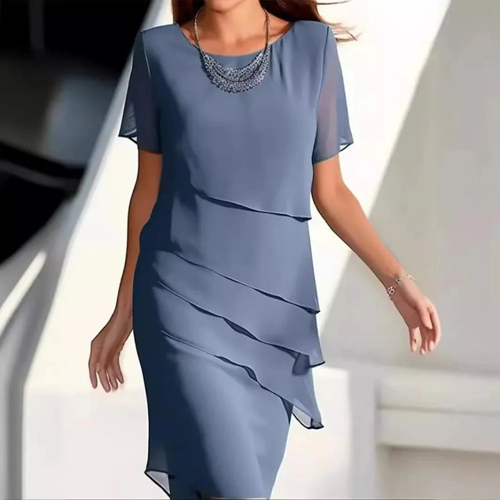 Women's Chiffon Style Midi Dress | Luxe Occasion Wear