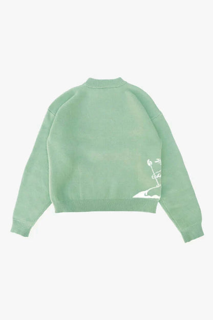 Unisex Wool-Blend Knit Sweater | Minimalist Scandi Layer