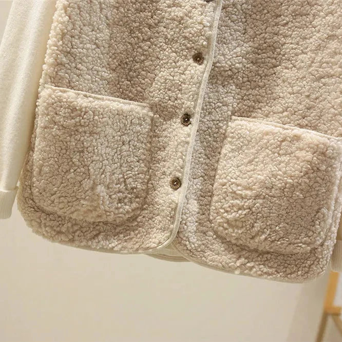 Women's Cotton Blend Gilet | Button-Up Vest for Autumn & Winter