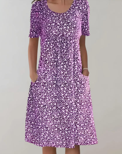 Women's V-Neck Casual Dress | 8 Colours Up to 5XL