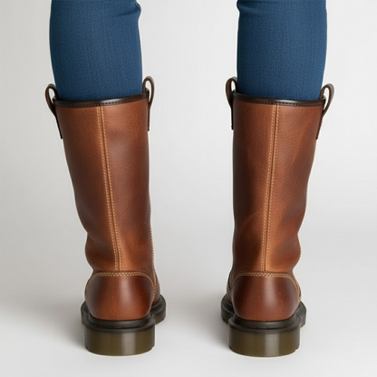 Women's Winter Boots | Faux Leather Warm Lined Style