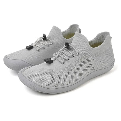 Unisex Knit Barefoot Shoes | Toggle Lace-Up Wide Toe Box