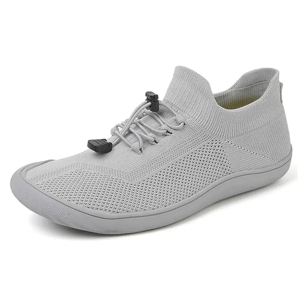 Unisex Knit Barefoot Shoes | Toggle Lace-Up Wide Toe Box
