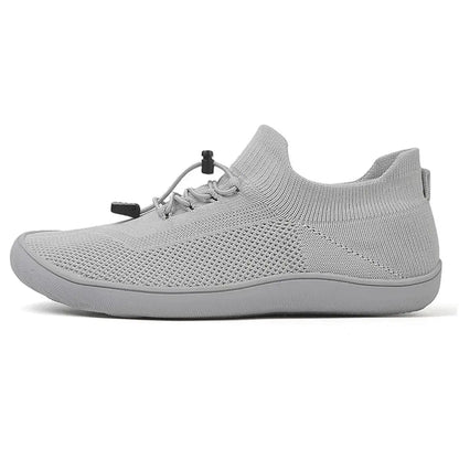 Unisex Knit Barefoot Shoes | Toggle Lace-Up Wide Toe Box