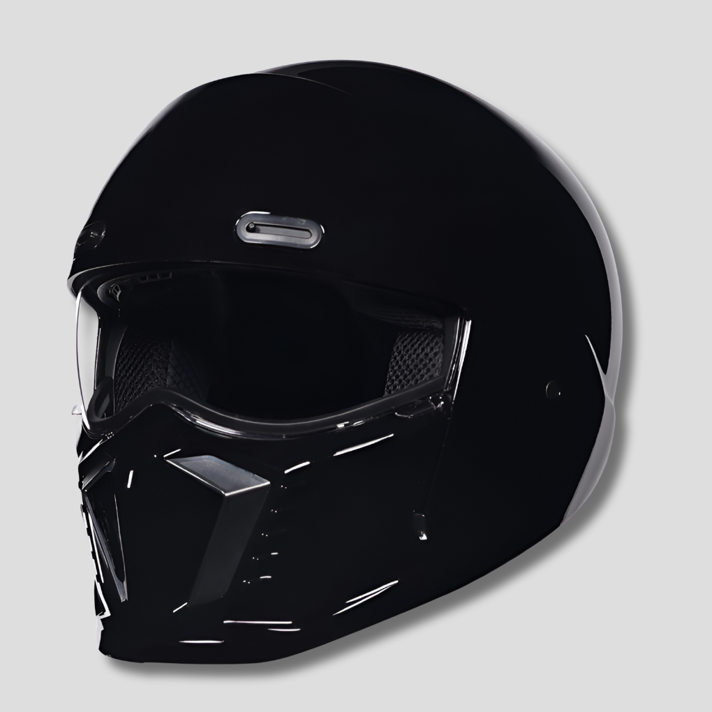 Retro Motorcycle Helmet | Open Face Pilot Style