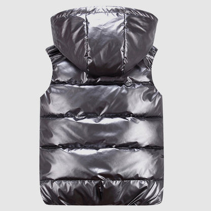 Men's Hooded Puffer Gilet | Lightweight Insulated Sleeveless Jacket
