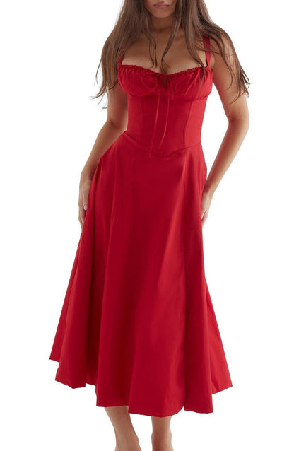 Women's Floral Bustier Sundress | Waist-Shaping Fit
