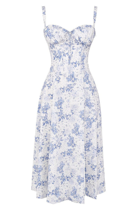 Women's Floral Bustier Sundress | Waist-Shaping Fit
