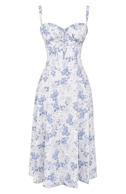 Women's Floral Bustier Sundress | Waist-Shaping Fit