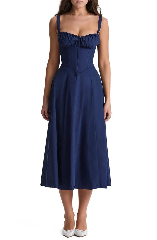 Women's Floral Bustier Sundress | Waist-Shaping Fit