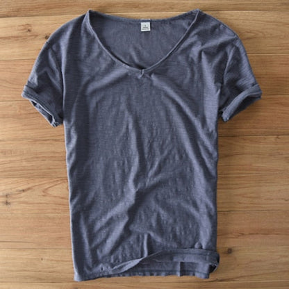 Men's V-Neck T-Shirt | Lightweight Casual Short-Sleeve