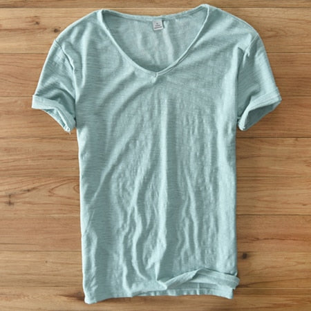 Men's V-Neck T-Shirt | Lightweight Casual Short-Sleeve