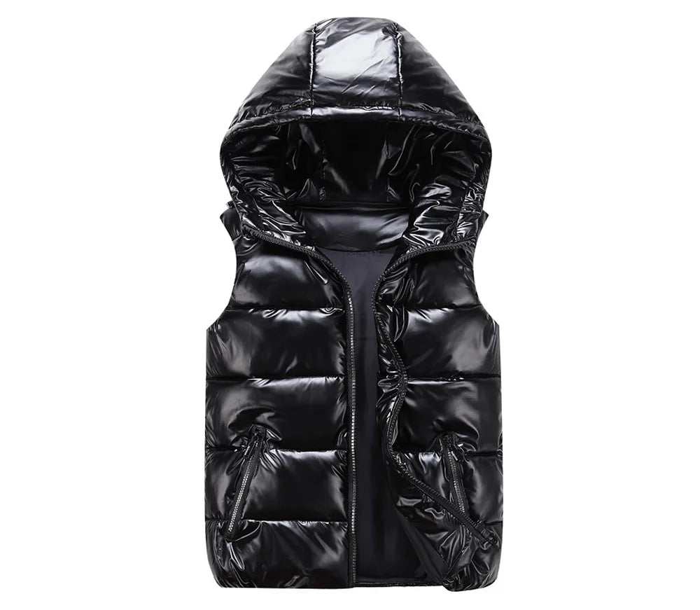 Men's Hooded Puffer Gilet | Lightweight Insulated Sleeveless Jacket