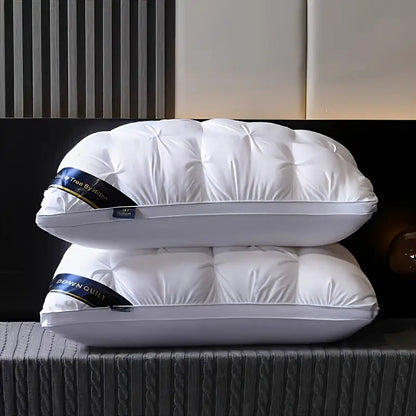 Hypoallergenic Neck Support Pillow | Machine-Washable Memory Foam