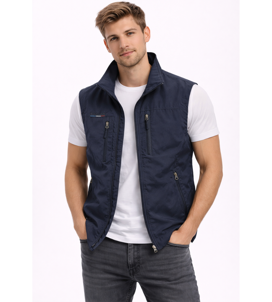 Men's Zip Bodywarmer | Stand Collar Outdoor Vest