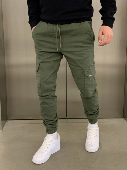 Men's Cargo Joggers | Adjustable Waist & Tapered Ankle