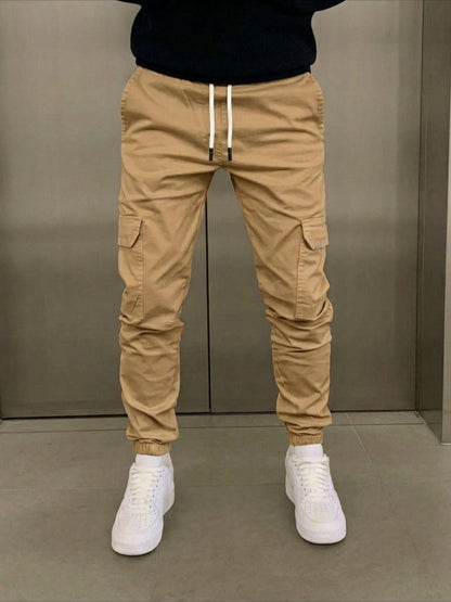 Men's Cargo Joggers | Adjustable Waist & Tapered Ankle