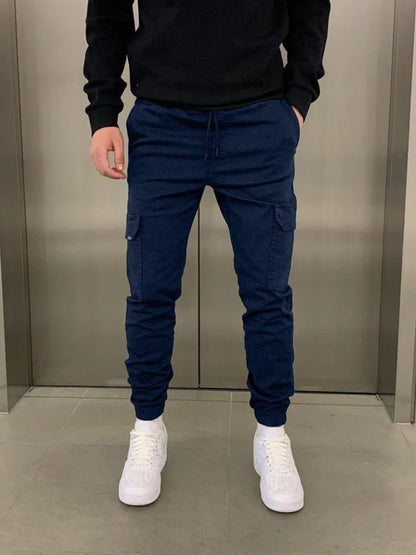 Men's Cargo Joggers | Adjustable Waist & Tapered Ankle