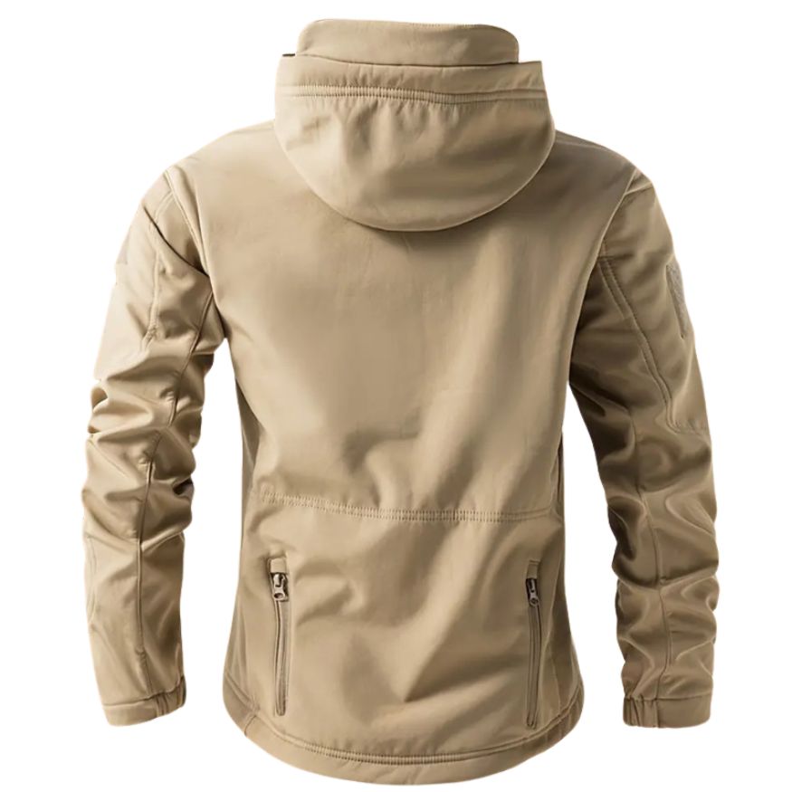 Men's Softshell Jacket | Hooded with Multiple Zip Pockets