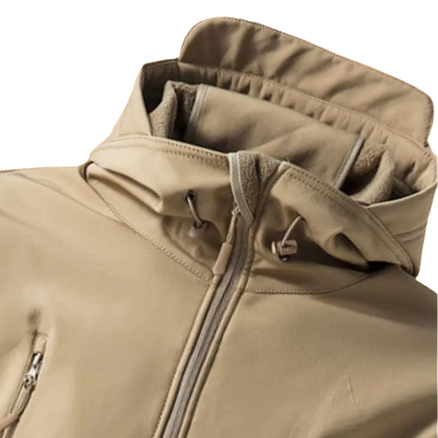 Men's Softshell Jacket | Hooded with Multiple Zip Pockets