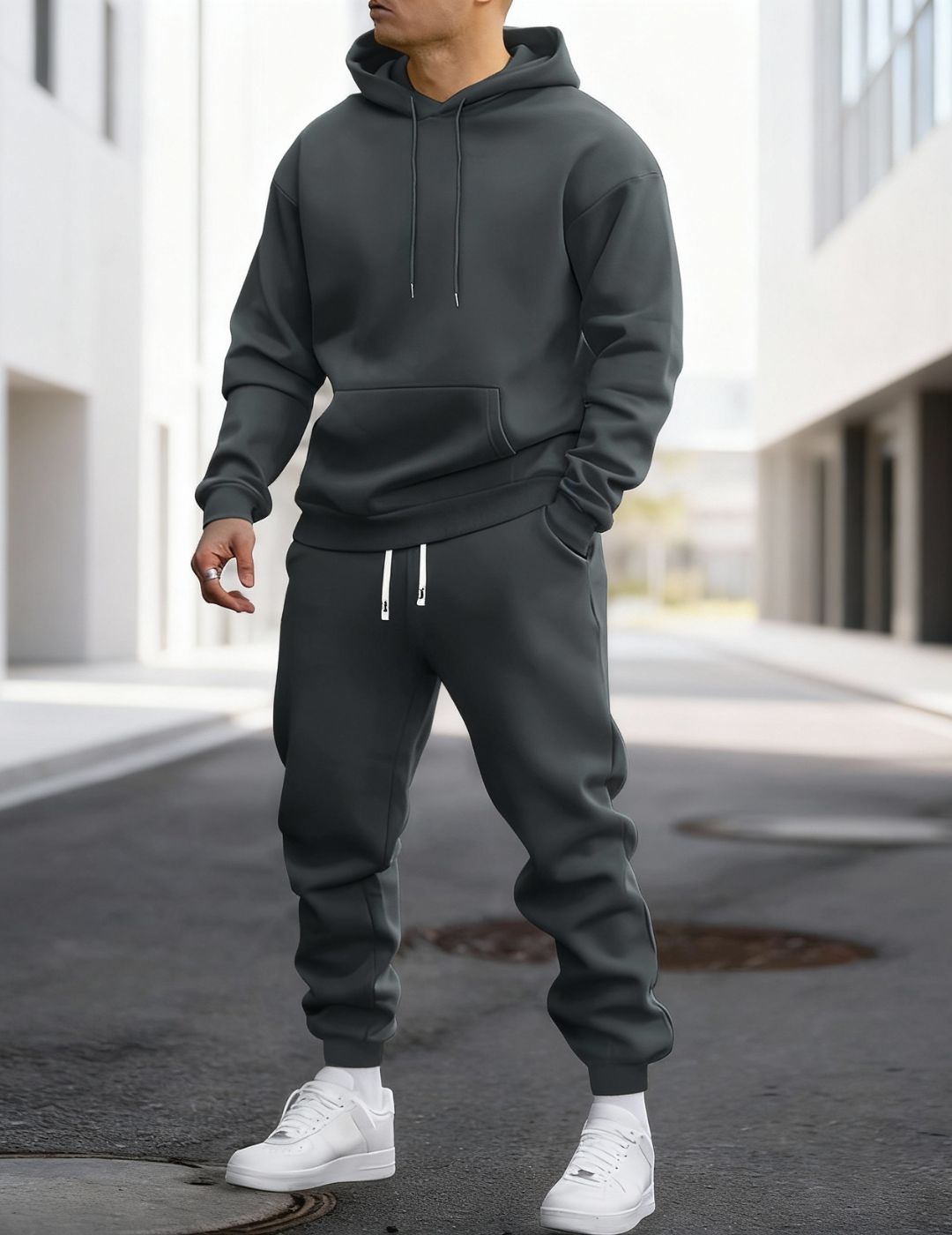 Men's Two-Piece Tracksuit Set | Hoodie & Joggers Casual Comfort