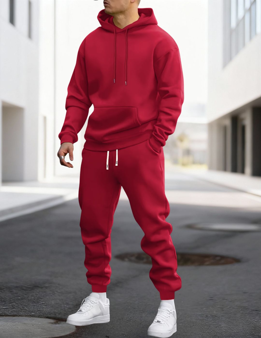 Men's Two-Piece Tracksuit Set | Hoodie & Joggers Casual Comfort