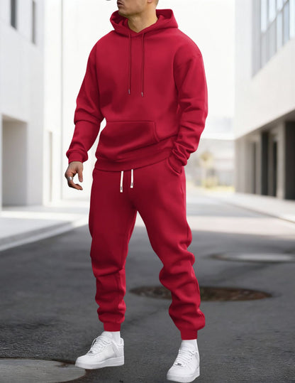 Men's Two-Piece Tracksuit Set | Hoodie & Joggers Casual Comfort