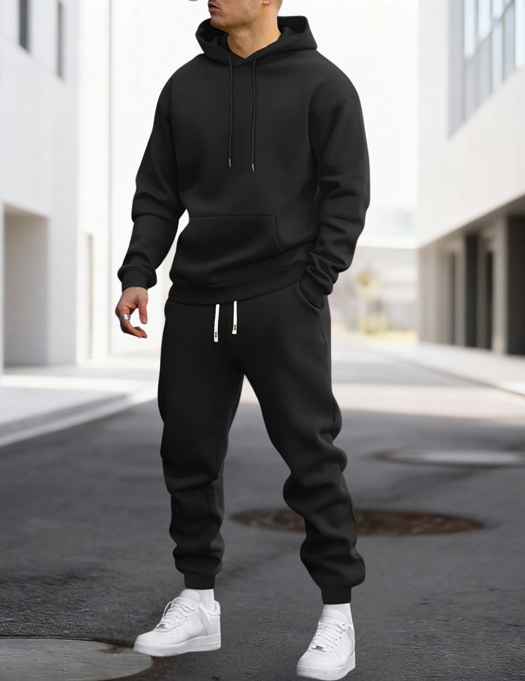 Men's Two-Piece Tracksuit Set | Hoodie & Joggers Casual Comfort