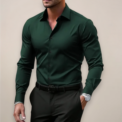 Men's Slim Fit Long Sleeve Shirt