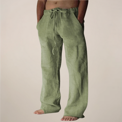 Men's Wide Leg Trousers | Relaxed Summer Comfort