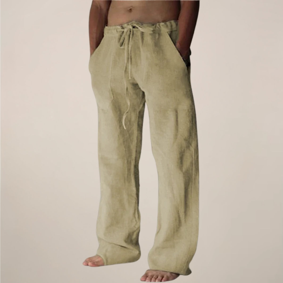 Men's Wide Leg Trousers | Relaxed Summer Comfort