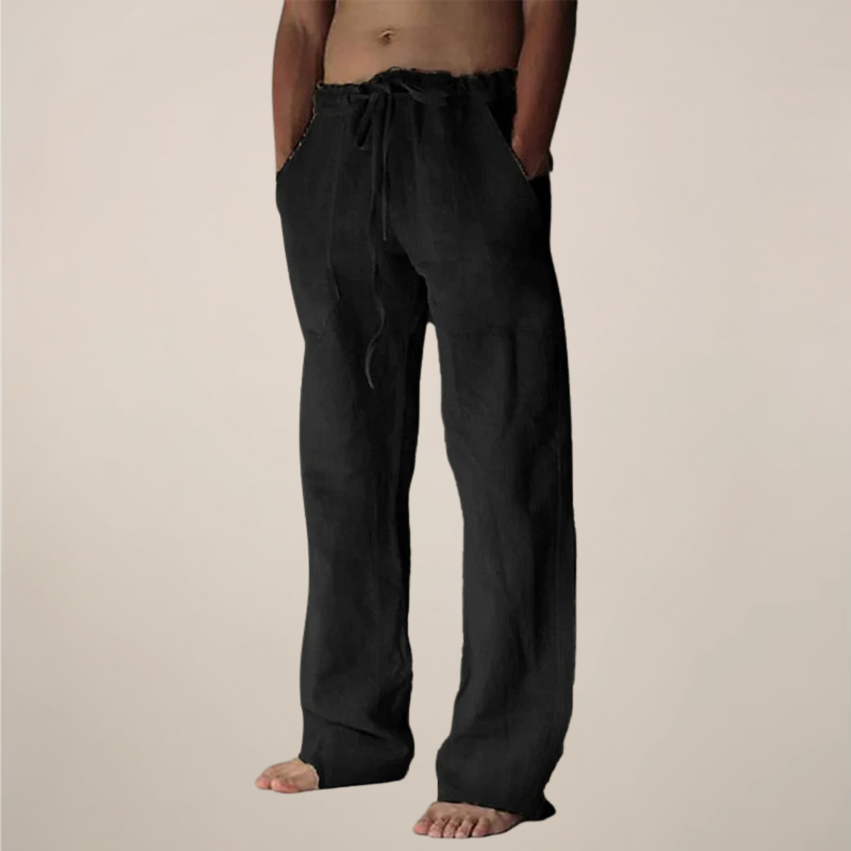 Men's Wide Leg Trousers | Relaxed Summer Comfort