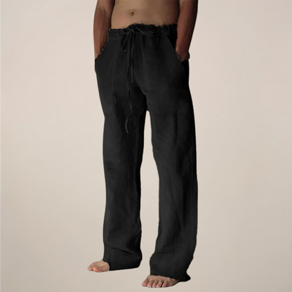 Men's Wide Leg Trousers | Relaxed Summer Comfort