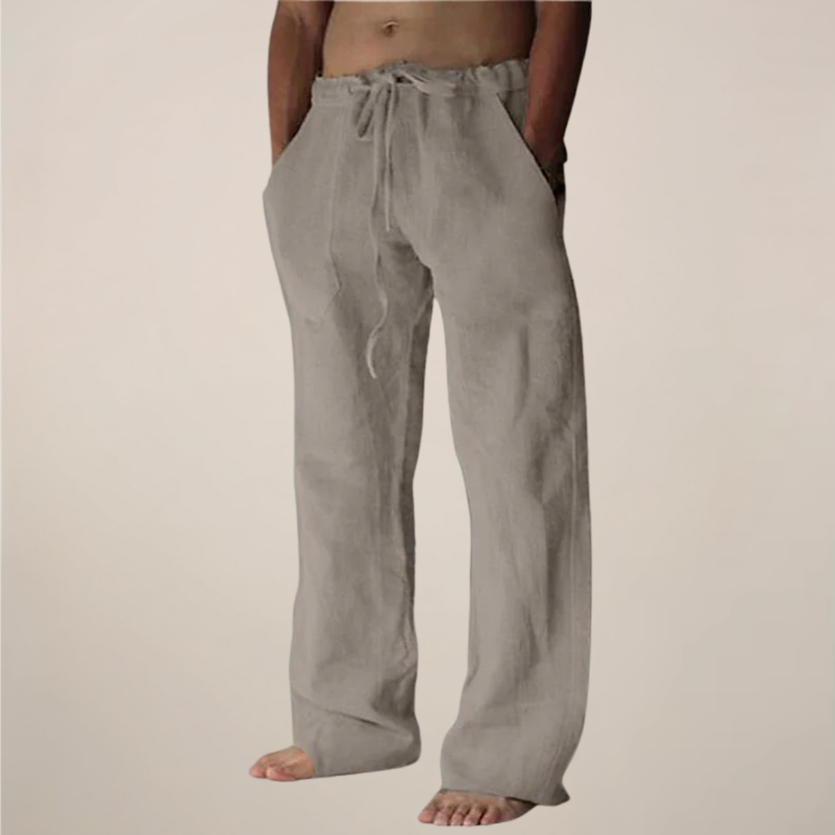 Men's Wide Leg Trousers | Relaxed Summer Comfort