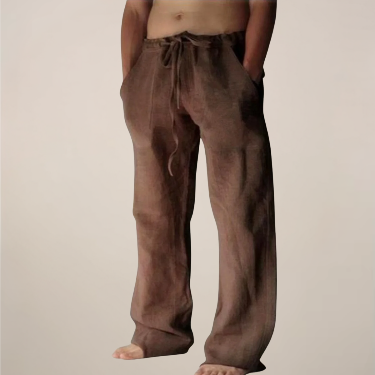 Men's Wide Leg Trousers | Relaxed Summer Comfort