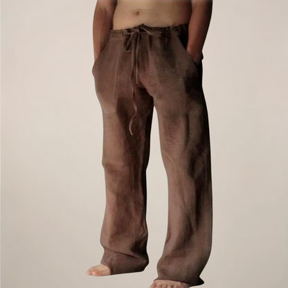 Men's Wide Leg Trousers | Relaxed Summer Comfort