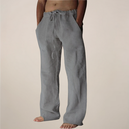 Men's Wide Leg Trousers | Relaxed Summer Comfort