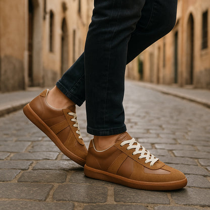 Men's Non-Slip Lace-Up Sneakers | Comfort Fit Daily Shoes