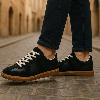 Men's Non-Slip Lace-Up Sneakers | Comfort Fit Daily Shoes