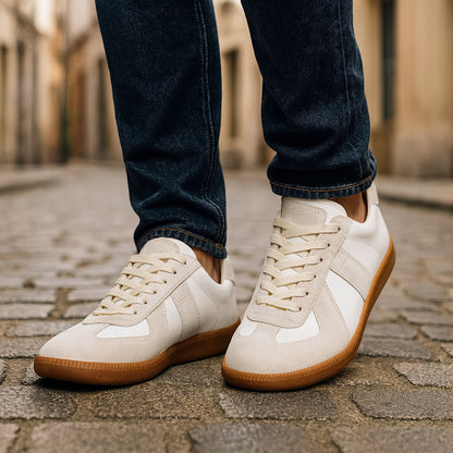 Men's Non-Slip Lace-Up Sneakers | Comfort Fit Daily Shoes
