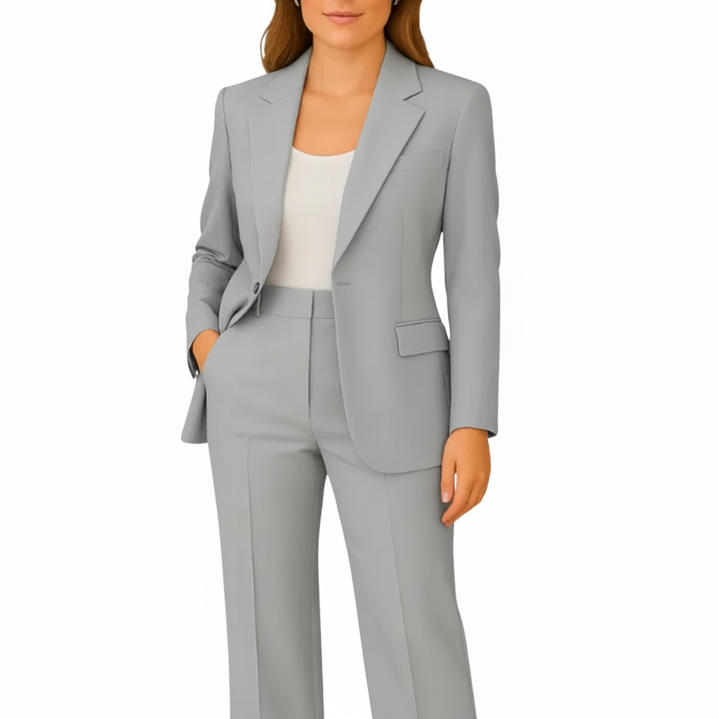 Women's Two-Piece Blazer Suit Set
