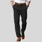 Men's Linen Style Trousers | Belt Loop Waist Straight Fit