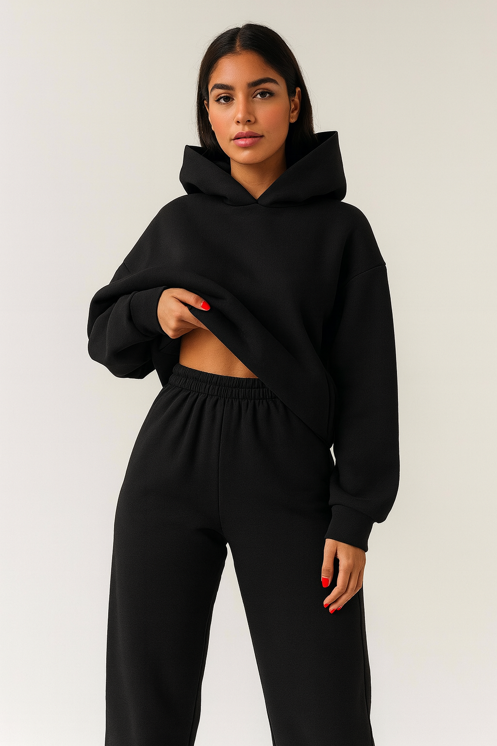 Women's Hooded Loungewear Set | Soft Lined Two-Piece Comfort